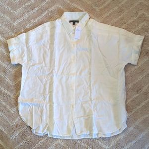 Banana republic casual button up, size S